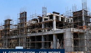 Civil works underway during a capacity upgrade and retrofit project